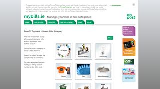 
                            3. One-Off Payment - mybills.ie