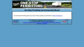 
                            11. One Stop Permitting - FDOT