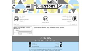 
                            5. One Story - Log in