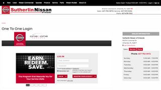 
                            10. One To One Login - Sutherlin Nissan of Orlando