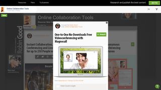 
                            7. One-to-One No-Downloads Free Videoconferencing with Magnocall