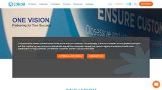 
                            4. One Vision | Spend Management Services | Coupa Software