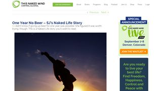 
                            4. One Year No Beer - SJ's Naked Life Story - This Naked Mind