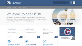 
                            5. oneAssist: Home Page