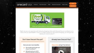 
                            6. Onecard Visa customers - Onecard Visa credit card