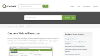 
                            13. One.com Webmail benutzen – Hilfe | One.com