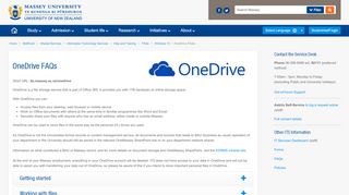 
                            12. OneDrive FAQs - Massey University