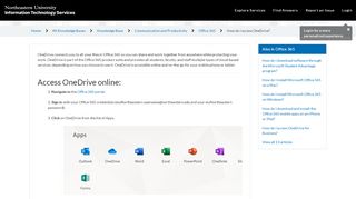 
                            8. OneDrive for Business - Office 365 - Northeastern ITS