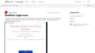 
                            1. OneDrive Login error - Microsoft Community