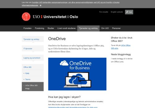 
                            6. OneDrive - Universitetet i Oslo