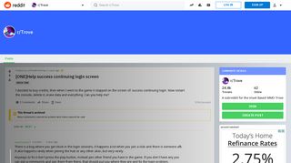 
                            4. [ONE]Help success continuing login screen : Trove - Reddit