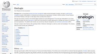 
                            12. OneLogin - Wikipedia