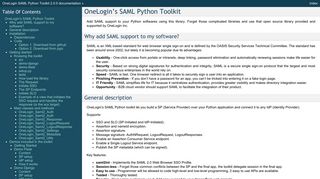 
                            4. OneLogin's SAML Python Toolkit — OneLogin ... - PythonHosted.org