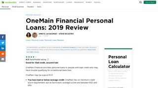 
                            9. OneMain Financial Personal Loans: 2019 Review - NerdWallet
