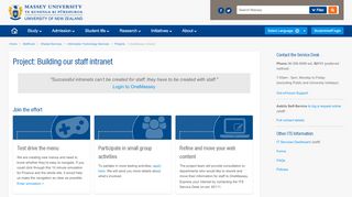 
                            5. OneMassey Intranet - Massey University