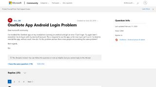 
                            1. OneNote App Android Login Problem - Microsoft Community