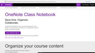 
                            13. OneNote Class Notebook