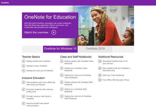 
                            11. OneNote for Students - Interactive Guides - OneNote for Teachers