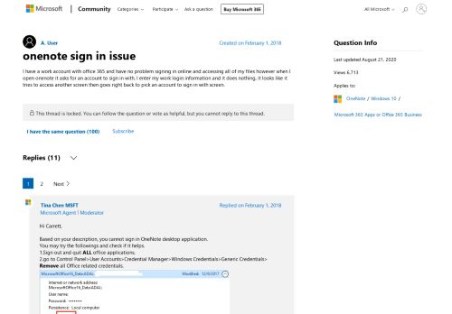 
                            6. onenote sign in issue - Microsoft Community