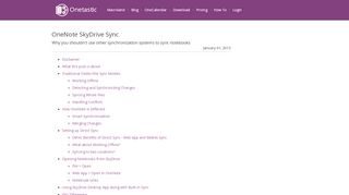 
                            9. OneNote SkyDrive Sync - Onetastic for OneNote