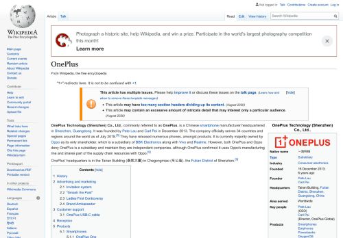 
                            6. OnePlus - Wikipedia