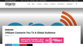 
                            12. ONErpm Connects You To A Global Audience « American Songwriter