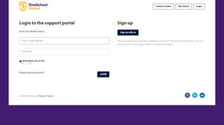 
                            1. OneSchool Support: Sign into