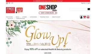 
                            10. ONESHOP - Shop 1 Utama Shopping Centre Online