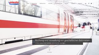 
                            1. onesto Bahn - onesto | Geschäftsreise-Management