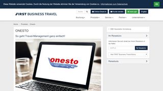 
                            10. Onesto - FIRST Business Travel