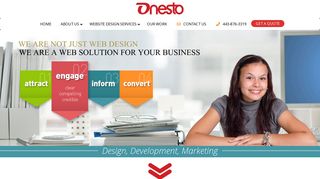 
                            5. Onesto Web Design: Baltimore Web Design Company