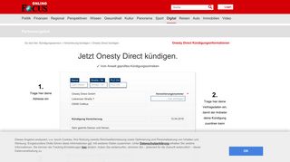 
                            8. Onesty Direct kündigen - so schnell geht's | FOCUS.de - die Kündigung