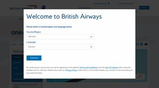 
                            2. oneworld | Informationen | British Airways