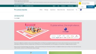 
                            13. oneworld | Travel information - Cathay Pacific