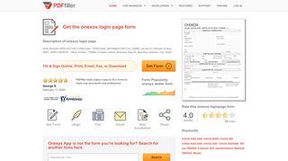 
                            13. ONEXOX - Login Page - PDFfiller