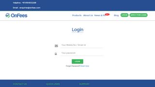 
                            10. Onfees - Student Login to pay fees online