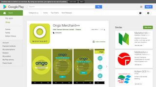 
                            2. Ongo Merchant++ - Google Play पर ऐप्लिकेशन