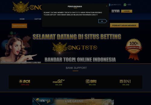 
                            6. ONGTOTO | Raja Bandar Online Togel Indonesia
