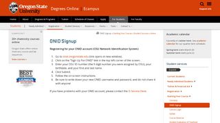 
                            5. ONID Signup – Starting Your Course – Student Services | Oregon ...
