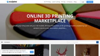 
                            12. Online 3D Printing Marketplace - Sculpteo