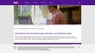 
                            4. Online-Abholung – FedEx | Deutschland
