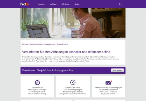 
                            3. Online-Abholung - FedEx | Österreich