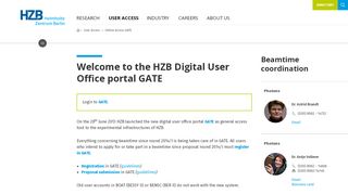 
                            1. Online Access GATE - Helmholtz-Zentrum Berlin
