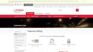 
                            3. Online access to your ENMAX bill