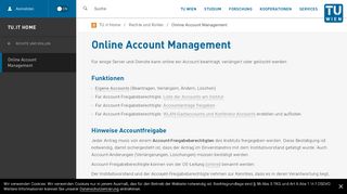 
                            7. Online Account Management | IT Solutions | TU Wien