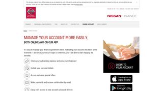 
                            6. Online Account - Nissan Finance