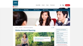 
                            7. Online Account Opening | ABA Bank Cambodia
