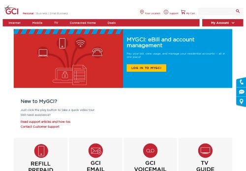 
                            2. Online Account Portal MyGCI | GCI - GCI.com