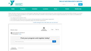 
                            11. Online Account Registration | YMCA Western North Carolina