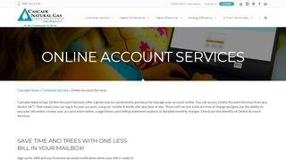 
                            3. Online Account Services - CNGC - Cascade Natural Gas